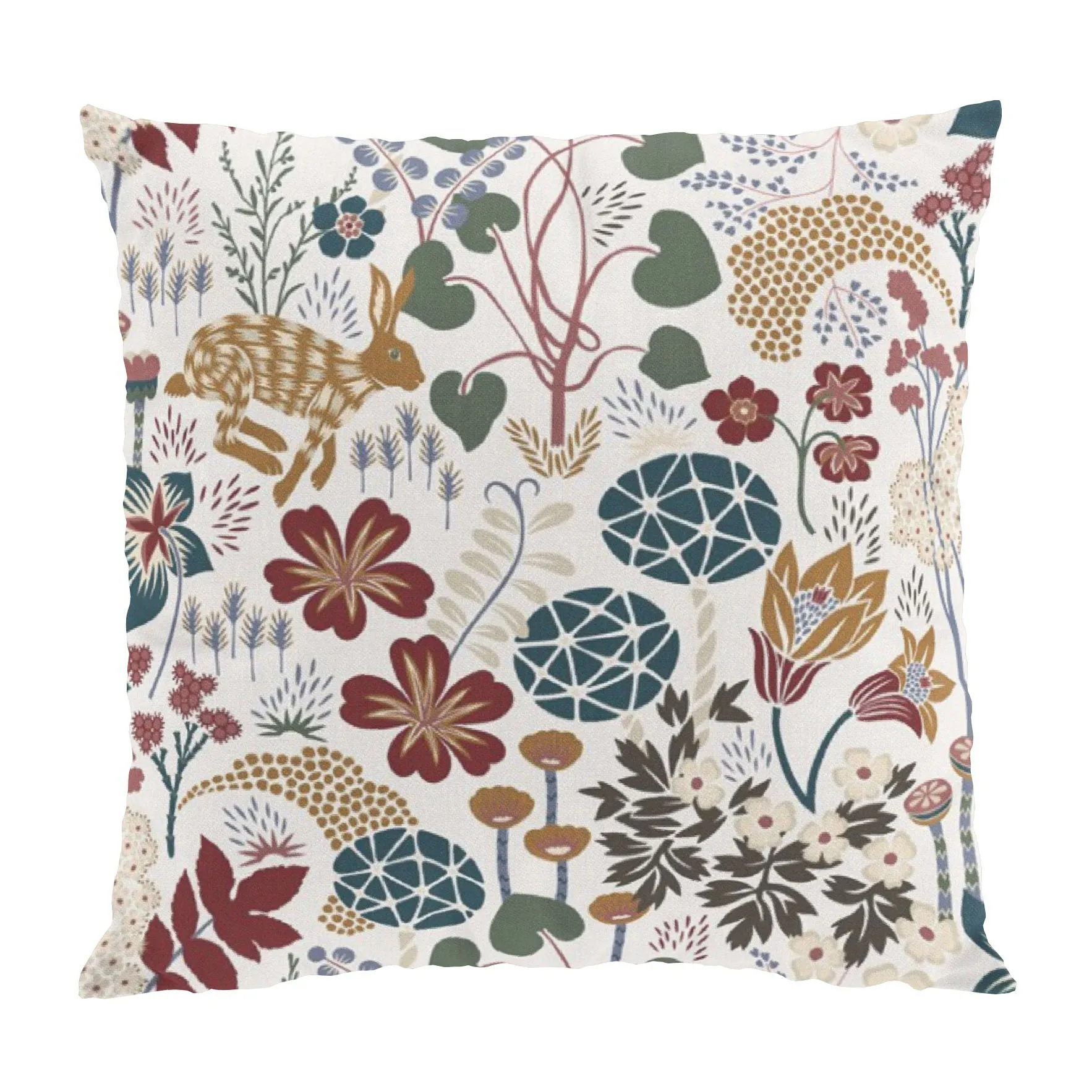 Lyckeflykt capa de almofada 47x47 cm, Rust-marrom Arvidssons Textil