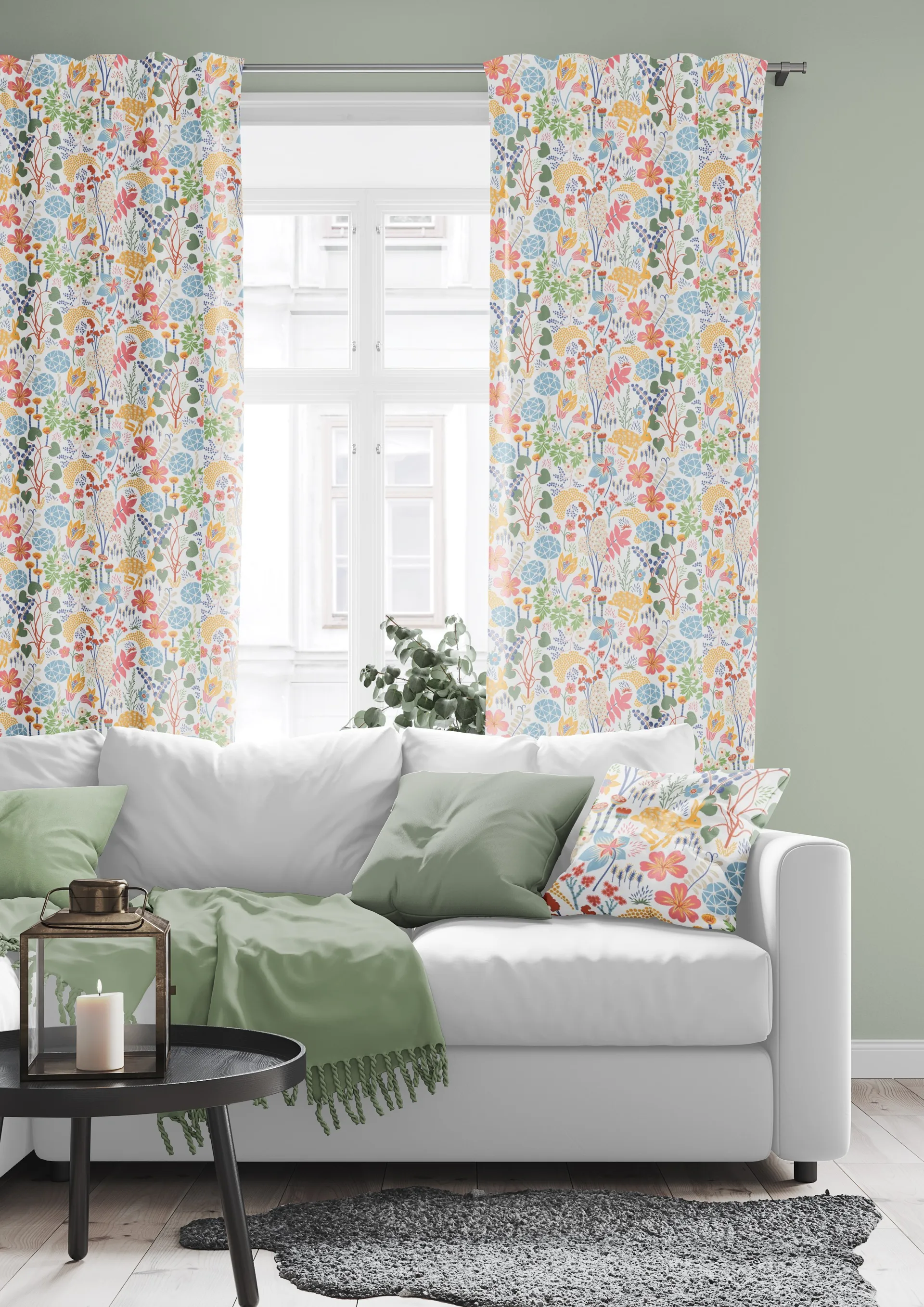 Lyckeflykt tecido, Multi Arvidssons Textil