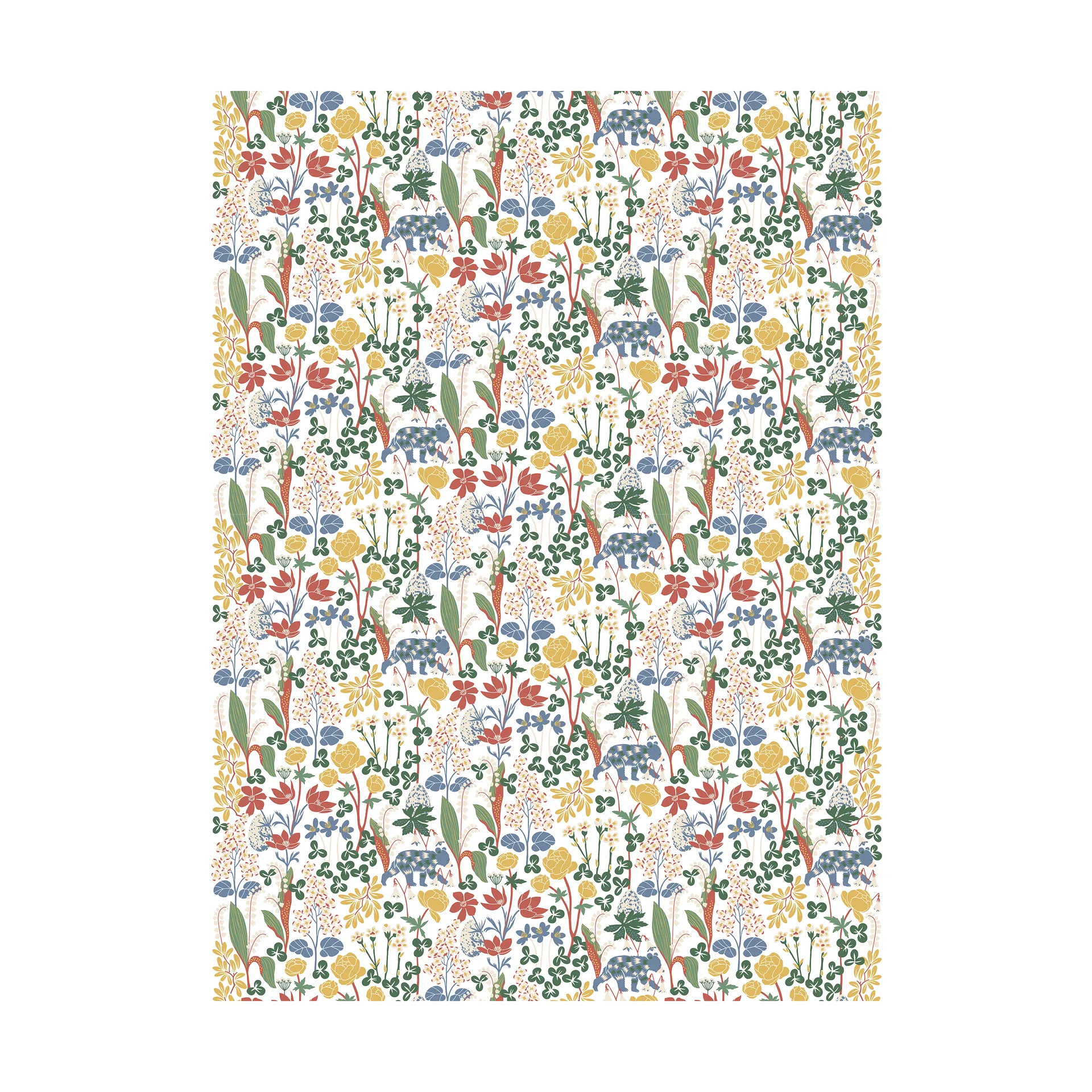 Nenhuma toalha impermeável de urso dorme aqui , Multi Arvidssons Textil