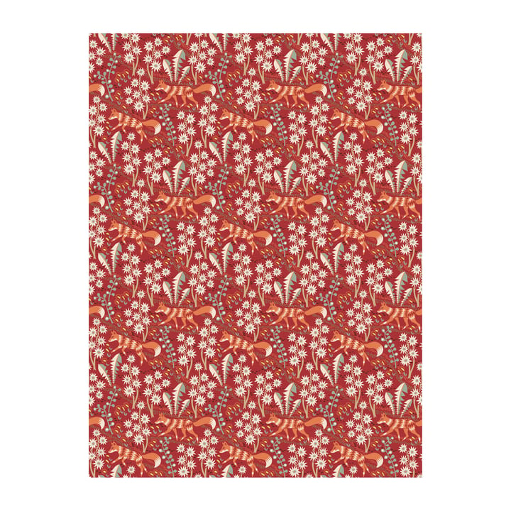 Stjärnspeja tecido impermeável  - Vermelho - Arvidssons Textil