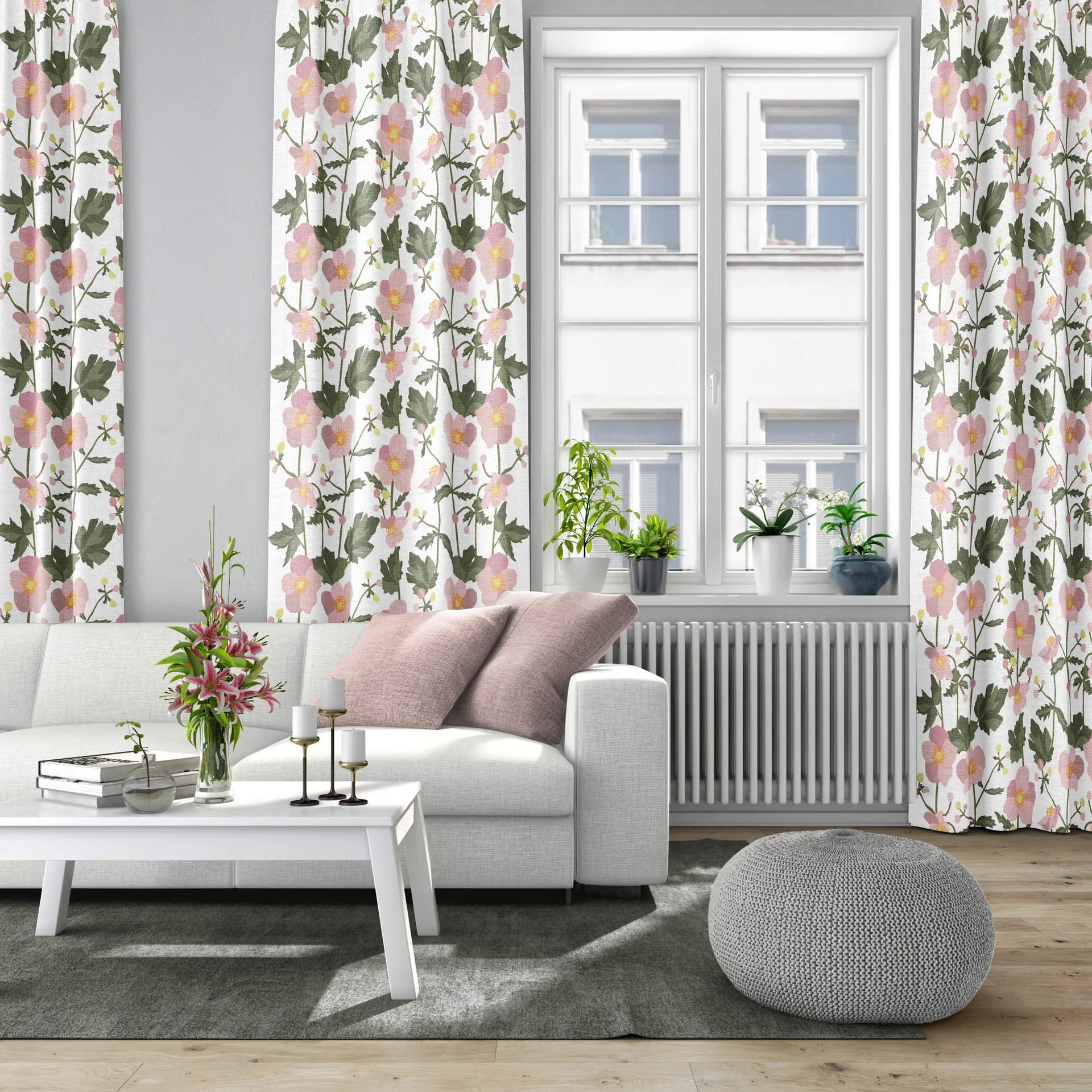 Tecido Anemon, Rosa Arvidssons Textil