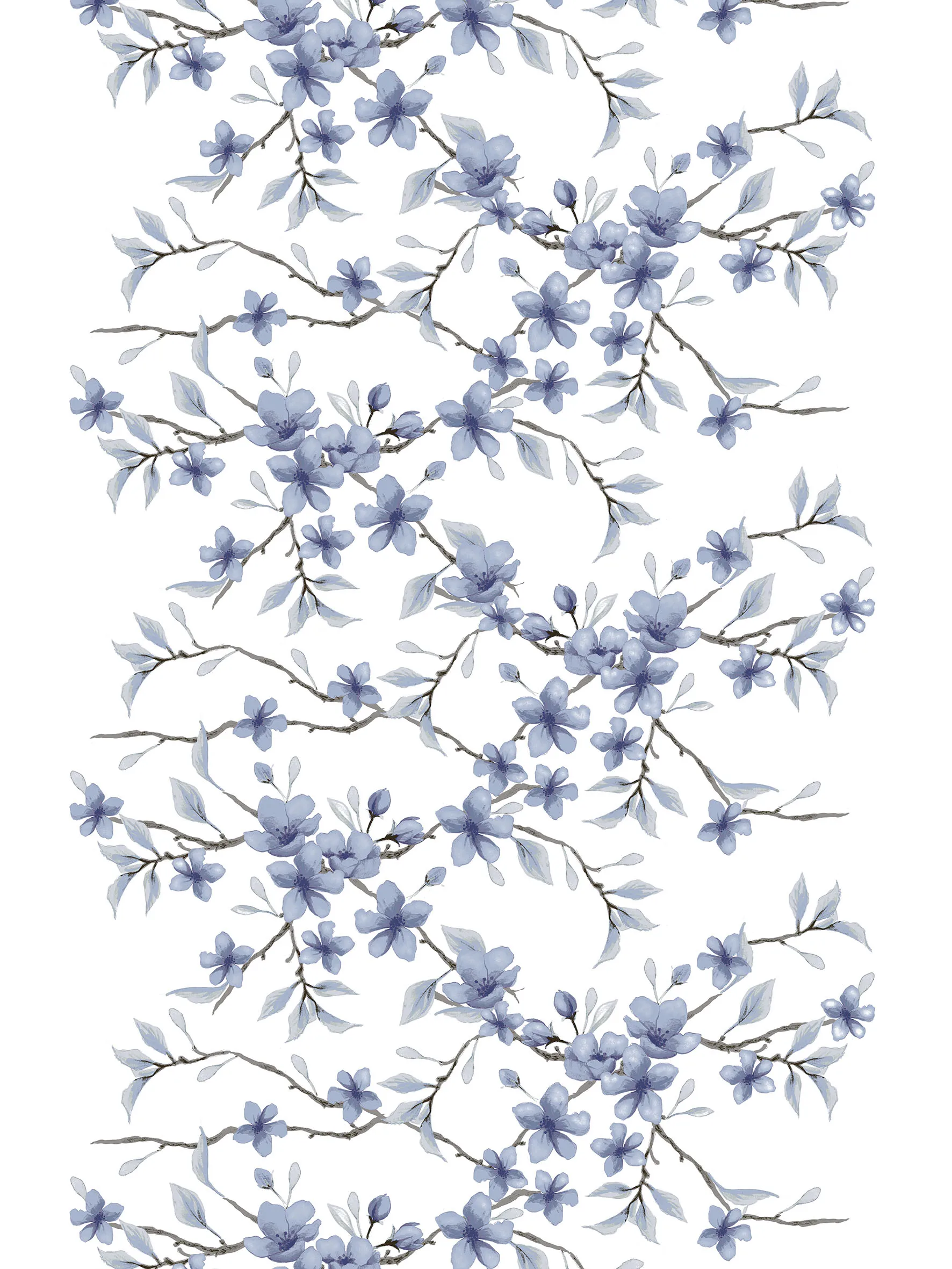 Tecido Fägring, Azul Arvidssons Textil