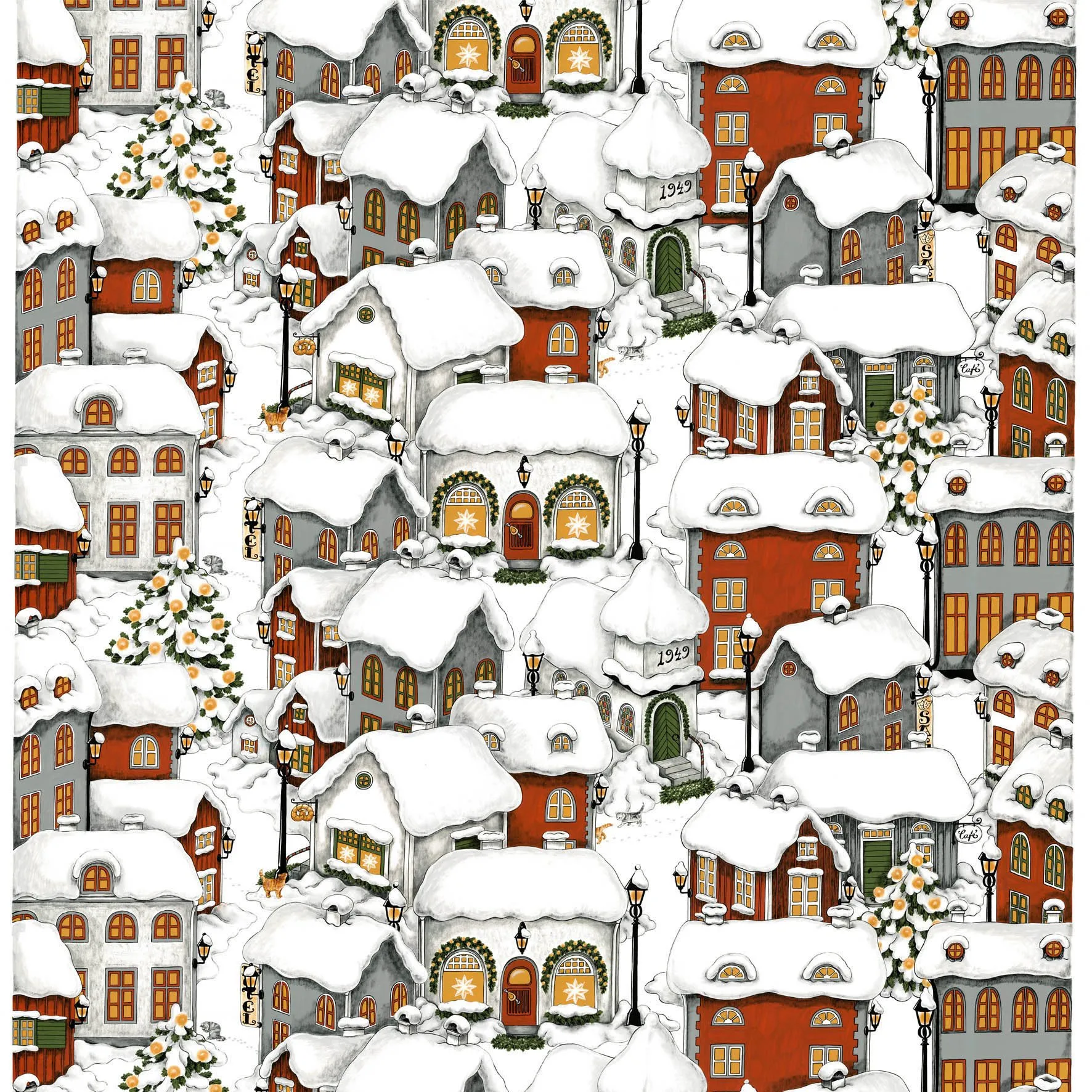 Tecido Lyckeby, multi Arvidssons Textil