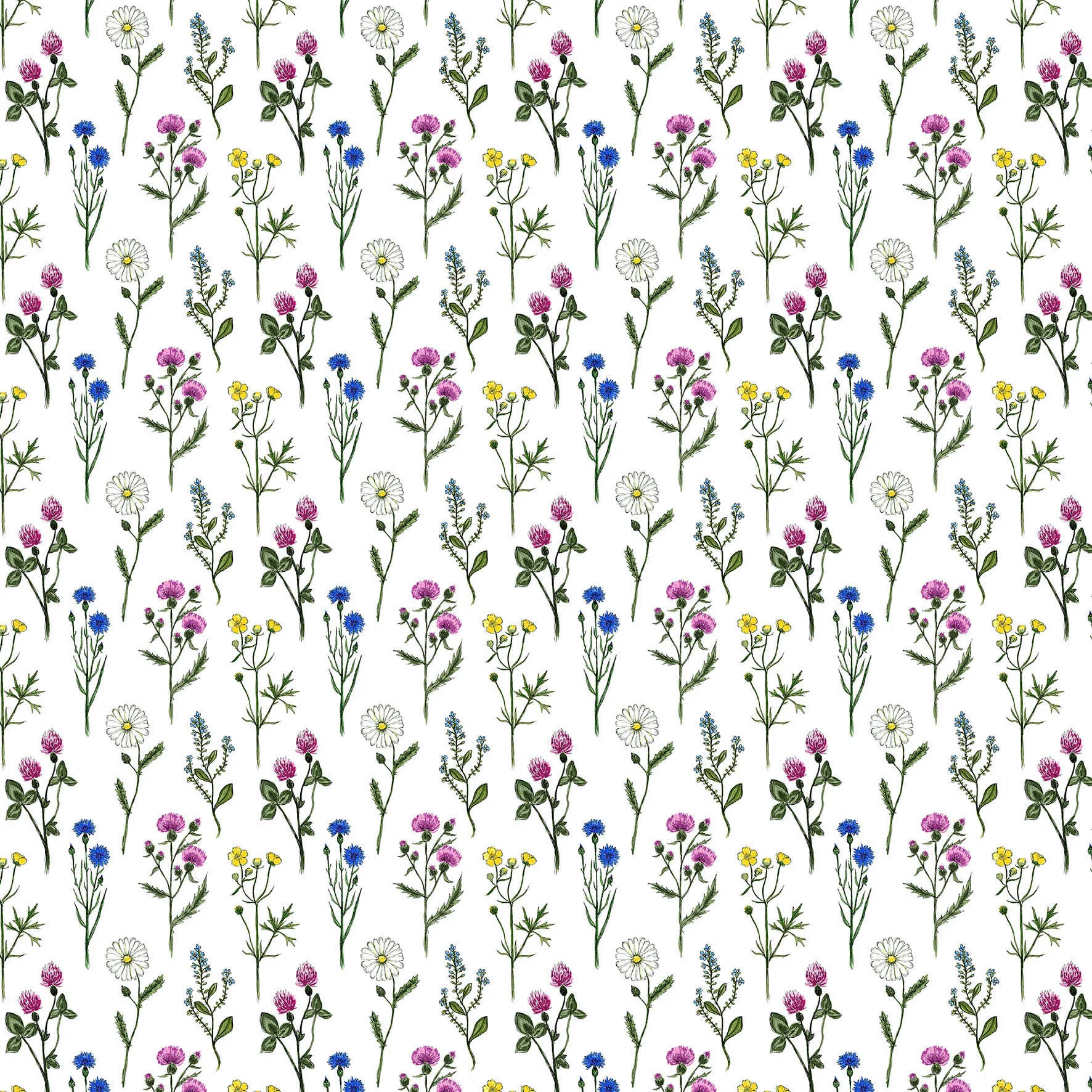 Tecido Midsommar, Multi Arvidssons Textil