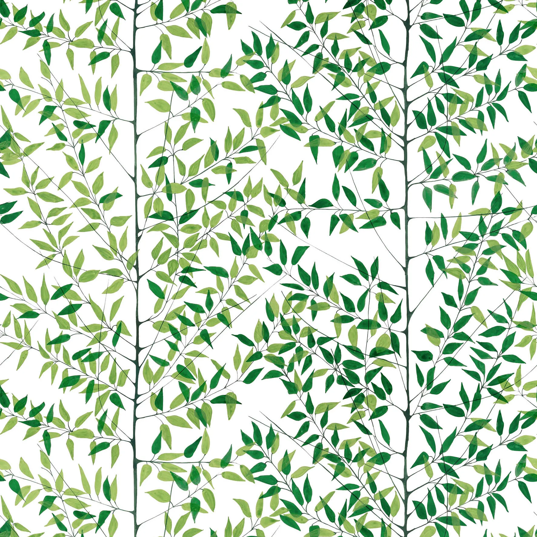 Tecido När staren kom, verde Arvidssons Textil