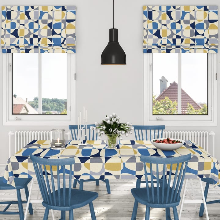 Toalha impermeável Mosaik - azul - Arvidssons Textil