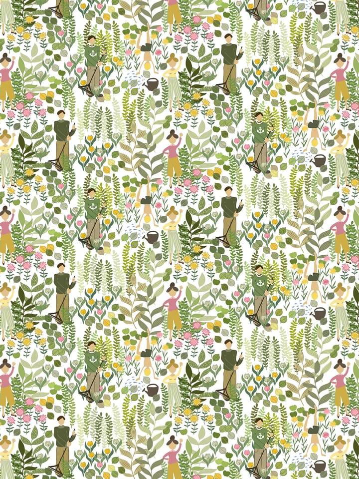 Toalha impermeável Trädgård - Verde - Arvidssons Textil