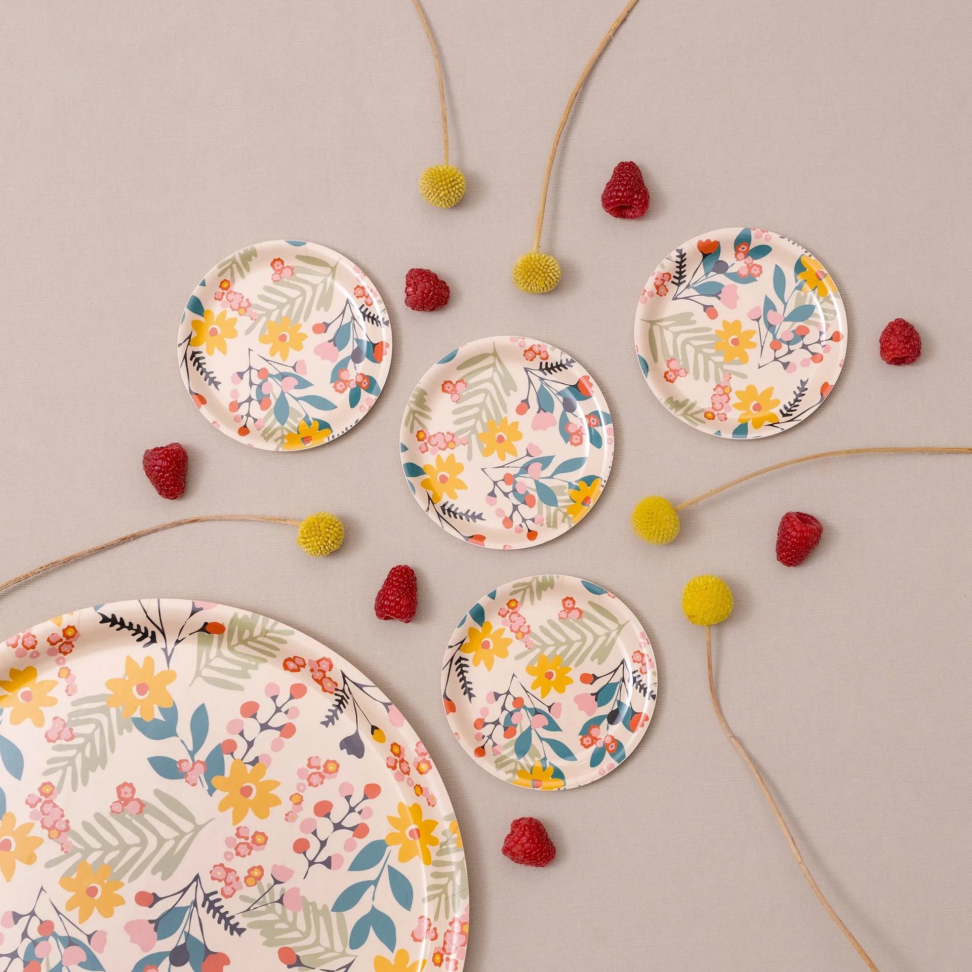 Flower base para copos Ø11 cm 4-pack, Pink Åry Home