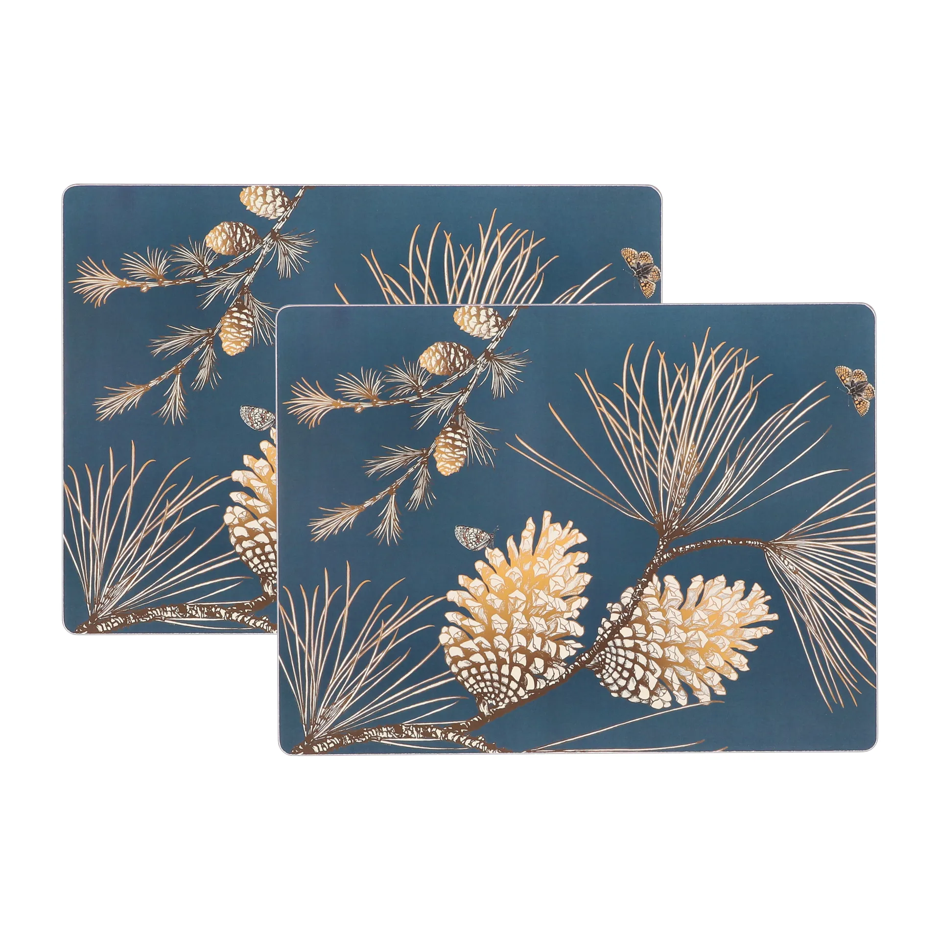 Individual de mesa Pine Cone, conjunto de 2, thunder Åry Home