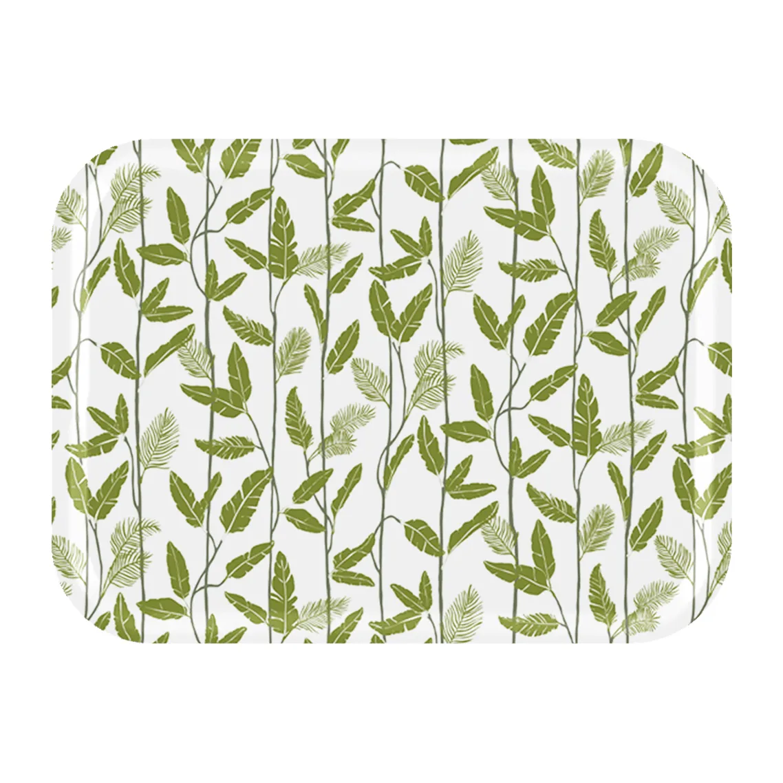 Mougli Verde bandeja 20x27 cm, Verde-branco Åry Home