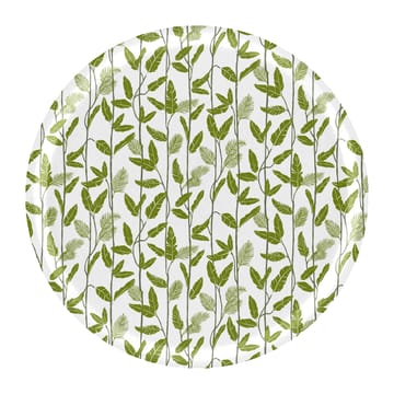 Mougli Verde bandeja Ø38 cm - Verde-branco - Åry Home