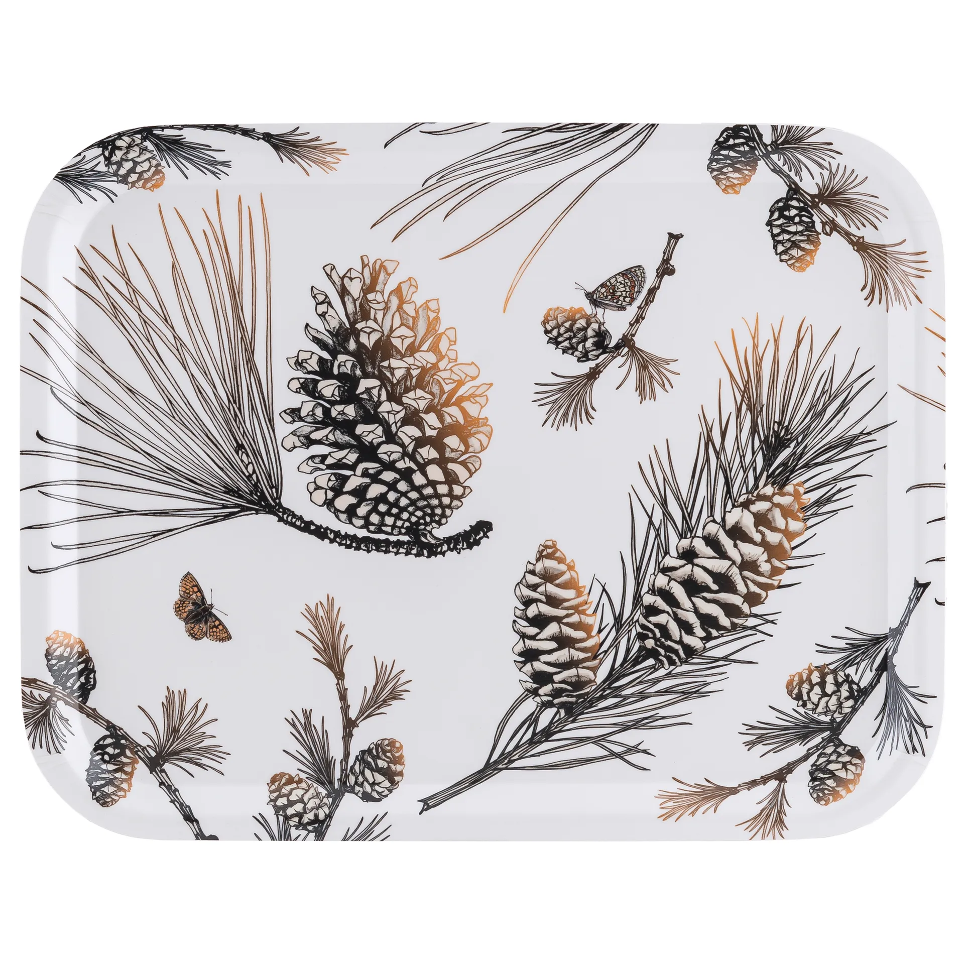 Tabuleiro Pine Cone 28x36 cm, Cotton white Åry Home
