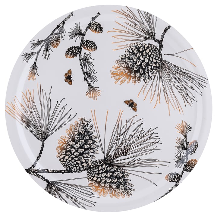 Tabuleiro Pine Cone Ø 49 cm - Cotton white - Åry Home