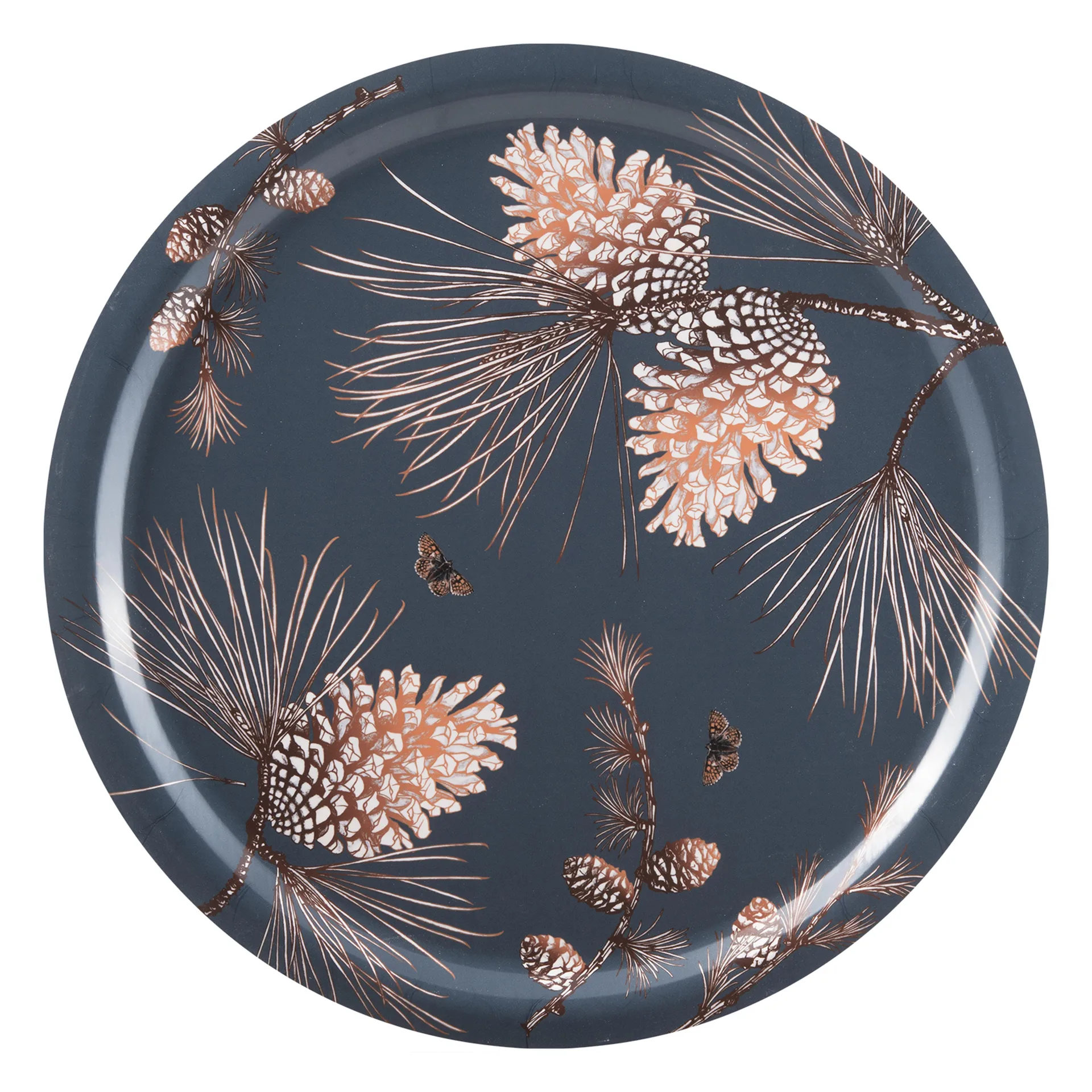 Tabuleiro Pine Cone Ø 49 cm, thunder Åry Home