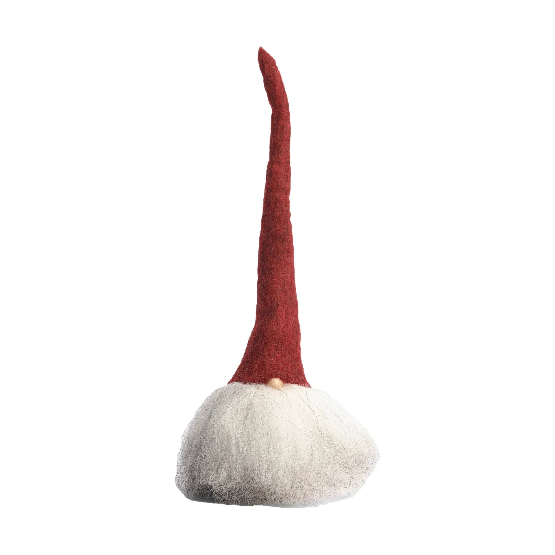 Gnome de barba, Vermelho/cinza, pequeno Åsas tomtebod