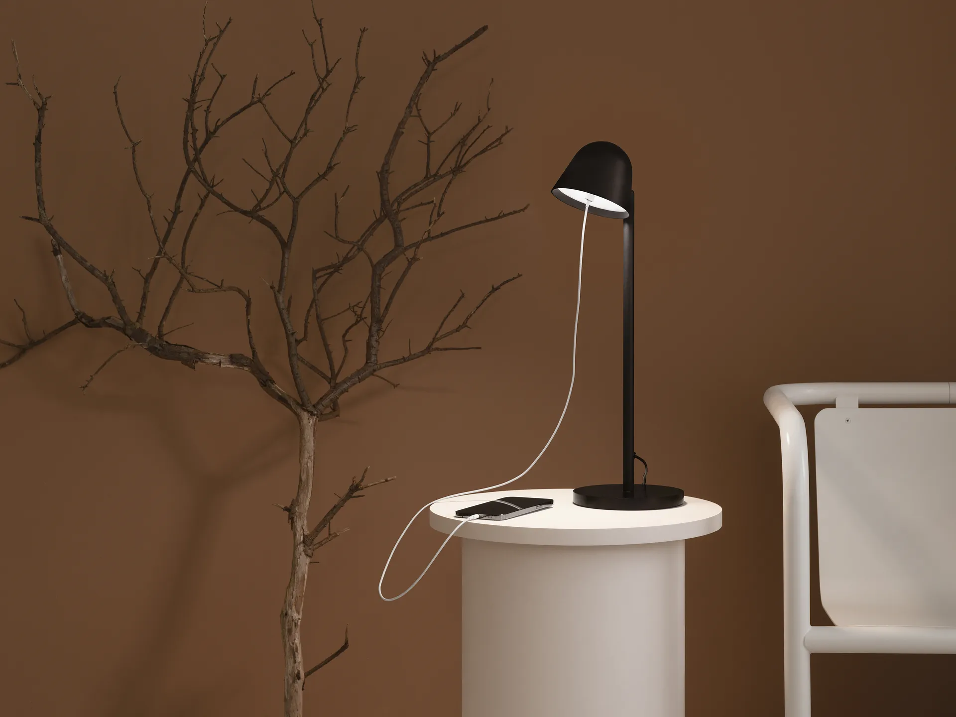 Candeeiro de mesa Charge 57,3 cm, Preto Ateljé Lyktan