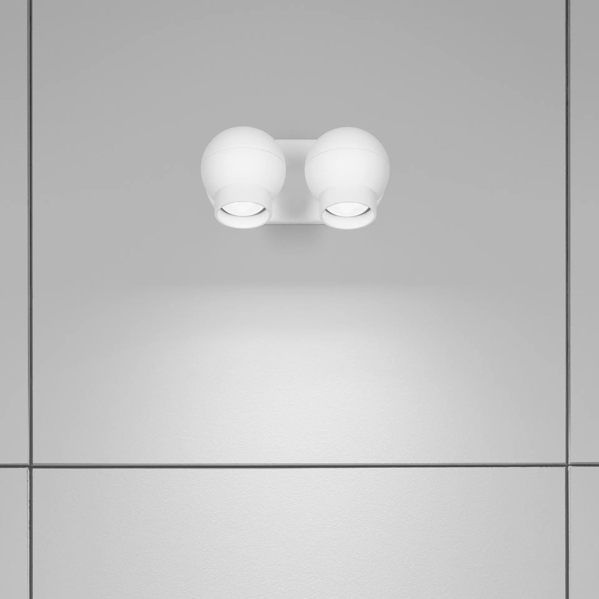 Candeeiro de parede mini Ogle, branco Ateljé Lyktan