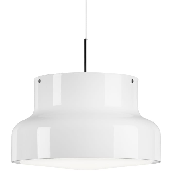 Candeeiro grande Bumling 600 mm - Branco-grelha circular - Ateljé Lyktan