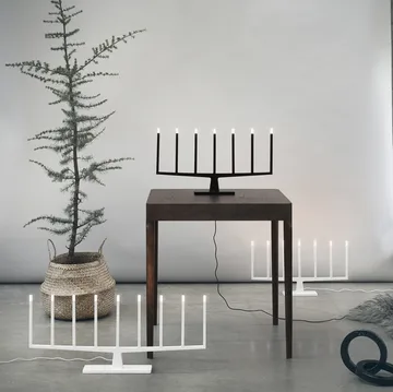 Candelabro do Advento 9-velas Adventure - Branco - Ateljé Lyktan