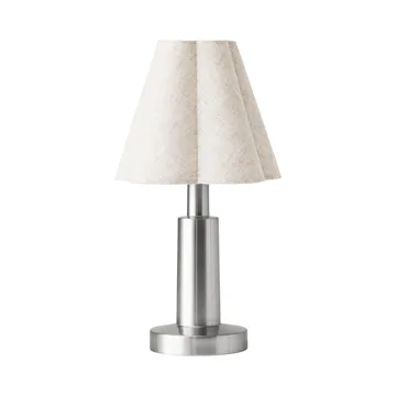 Admiral candeeiro de mesa portátil - Chrome-linho, 27 cm - Audo Copenhagen