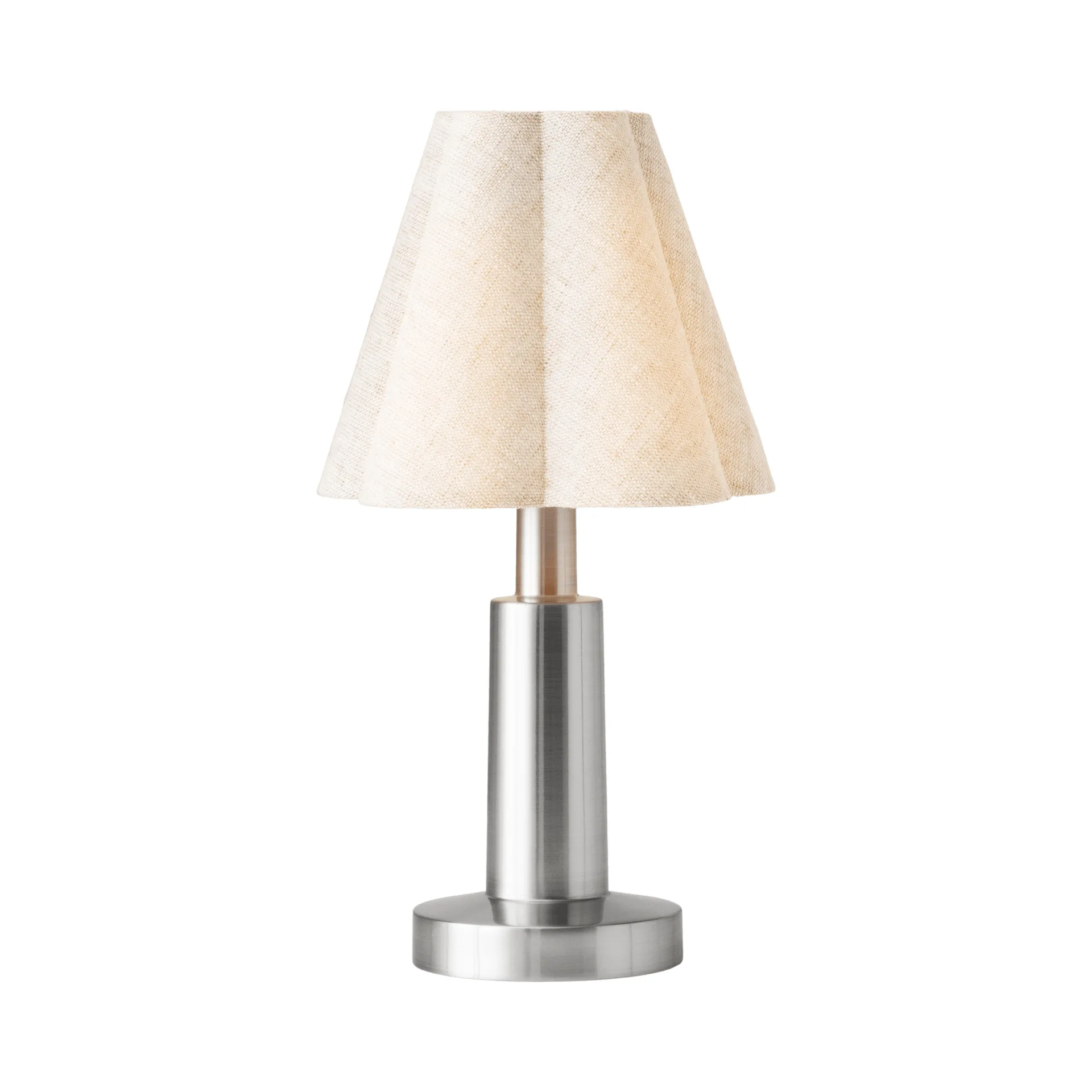 Admiral candeeiro de mesa portátil, Chrome-linho, 27 cm Audo Copenhagen