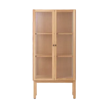 Armário com portas de vidro Curiosity 143 cm - Oak - Audo Copenhagen