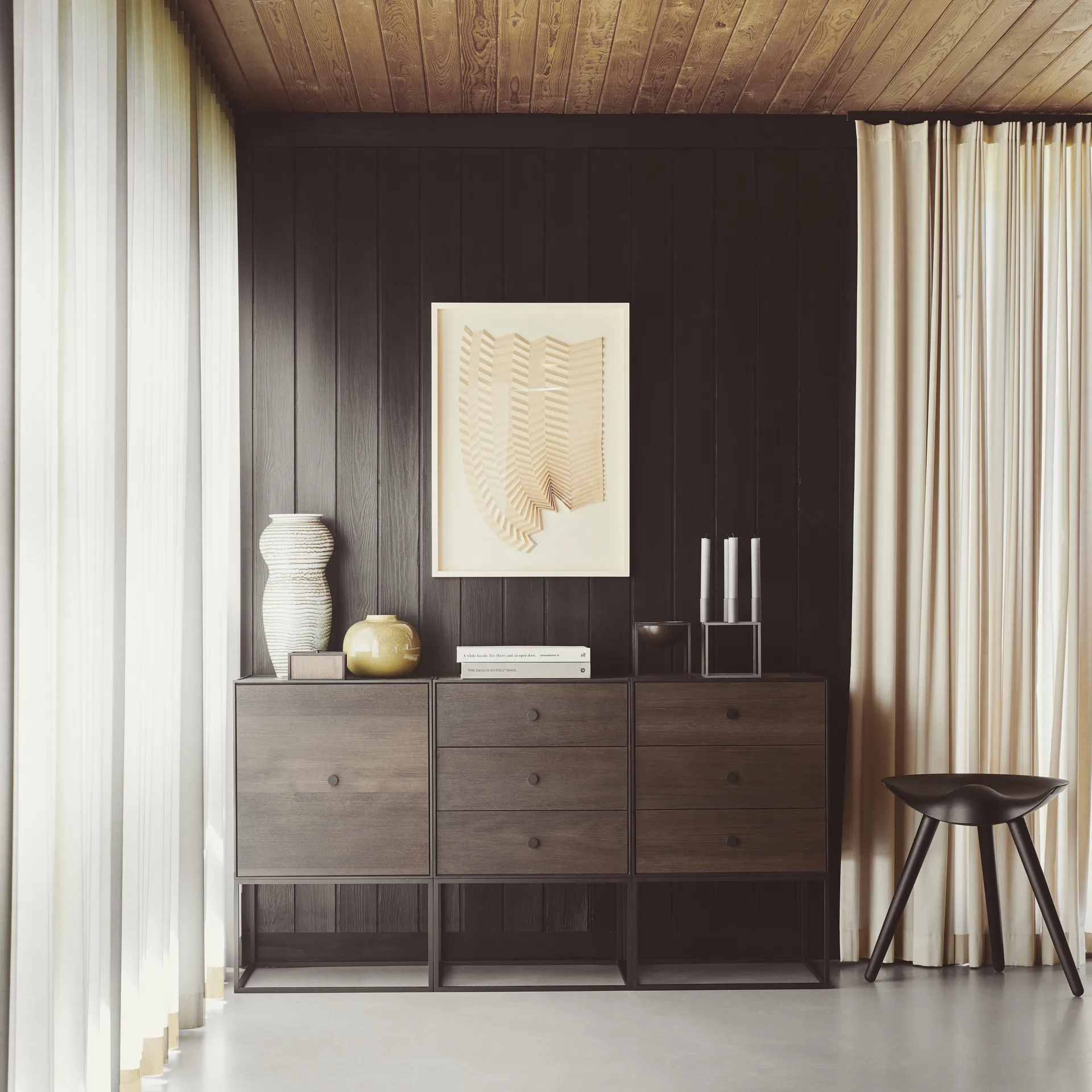 Banco ML42 48 cm, Carvalho castanho oleado Audo Copenhagen