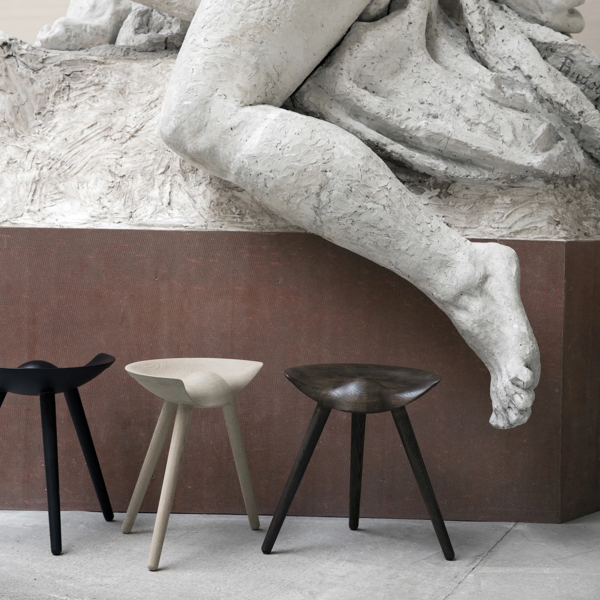 Banco ML42 48 cm, Carvalho castanho oleado Audo Copenhagen