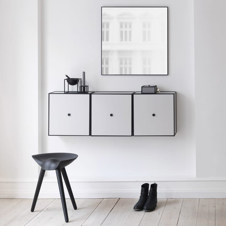 Banco ML42 48 cm, Faia tingida de preto Audo Copenhagen