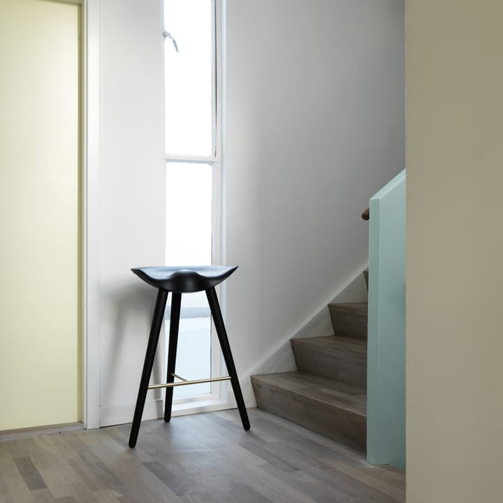 Banqueta ML42 77 cm, Bétula enegrecida - aço Audo Copenhagen