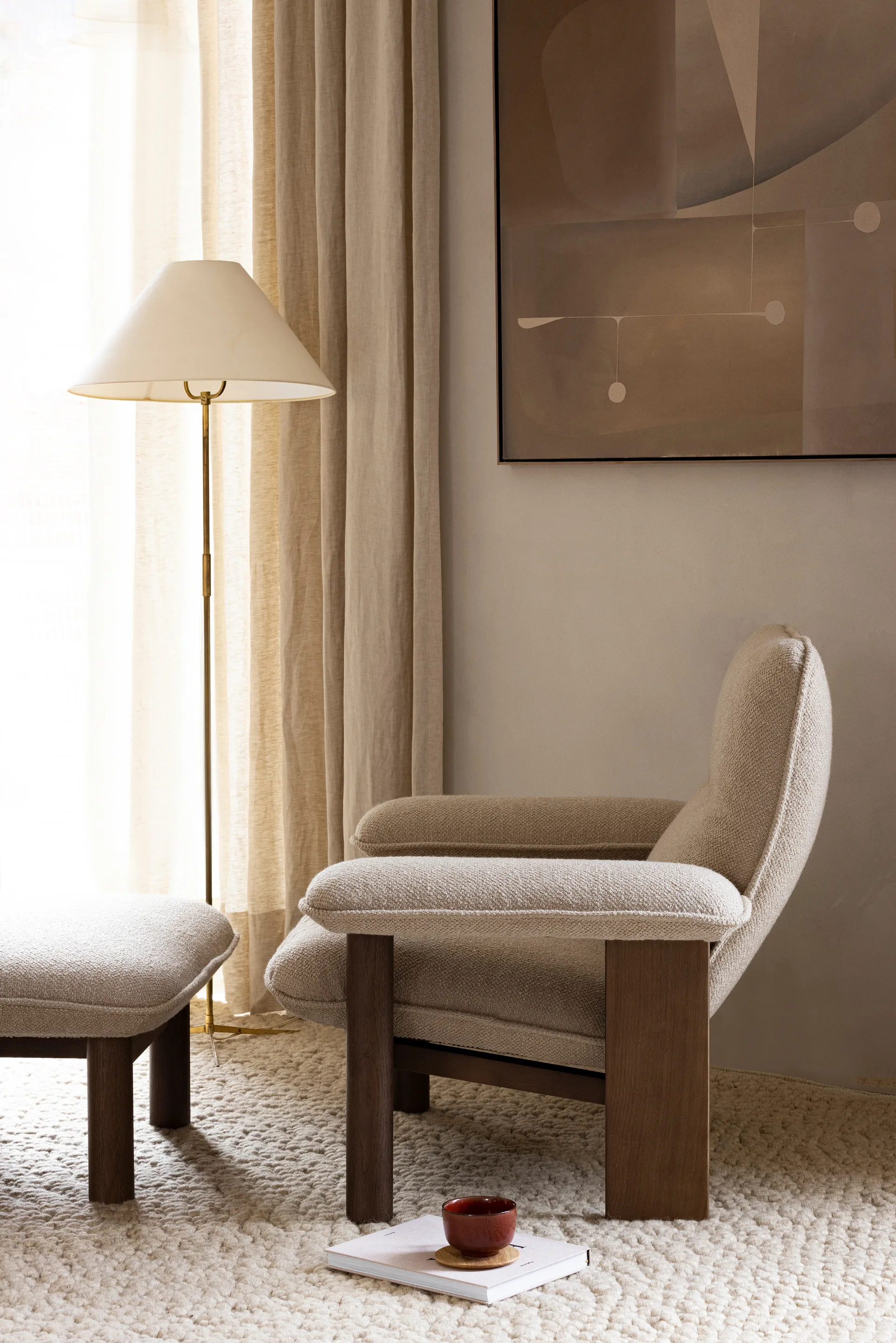 Base de copos madeira New Norm, 2 un., Carvalho oleado Audo Copenhagen