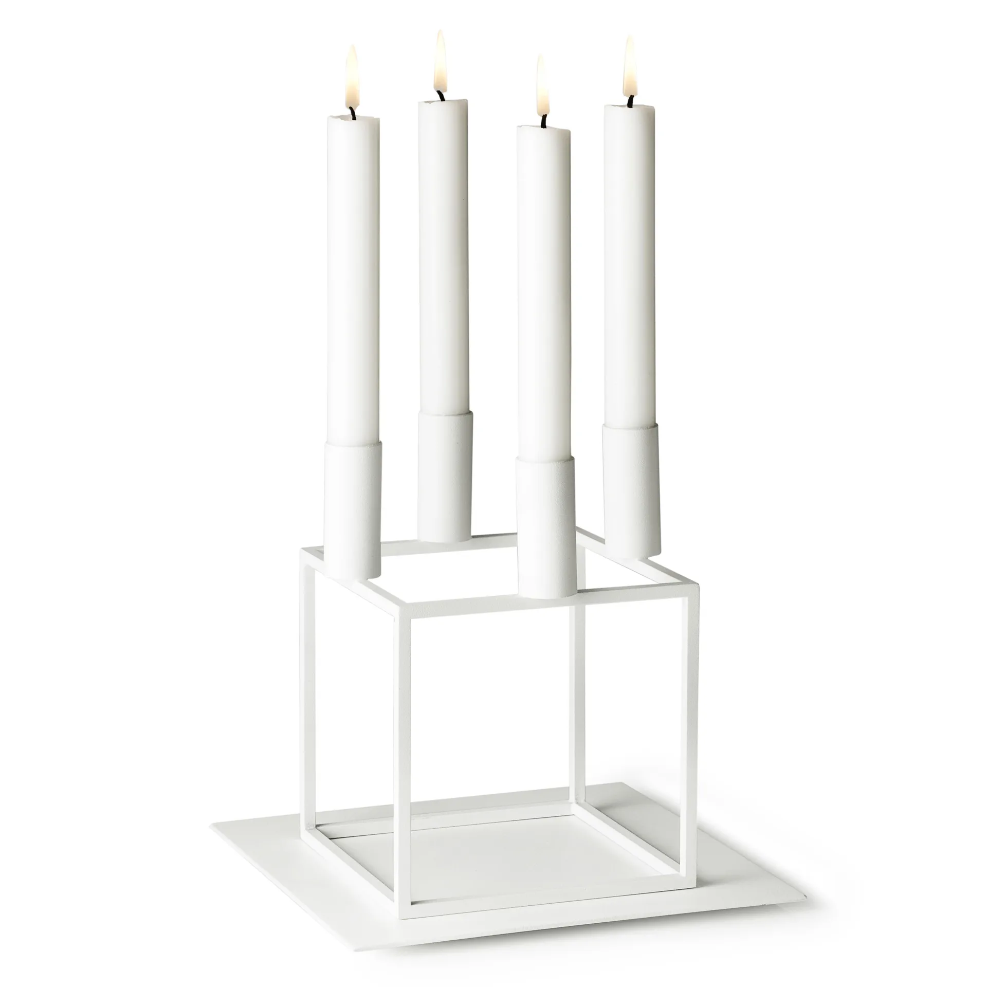 Base para o suporte de velas Kubus 4, branco Audo Copenhagen