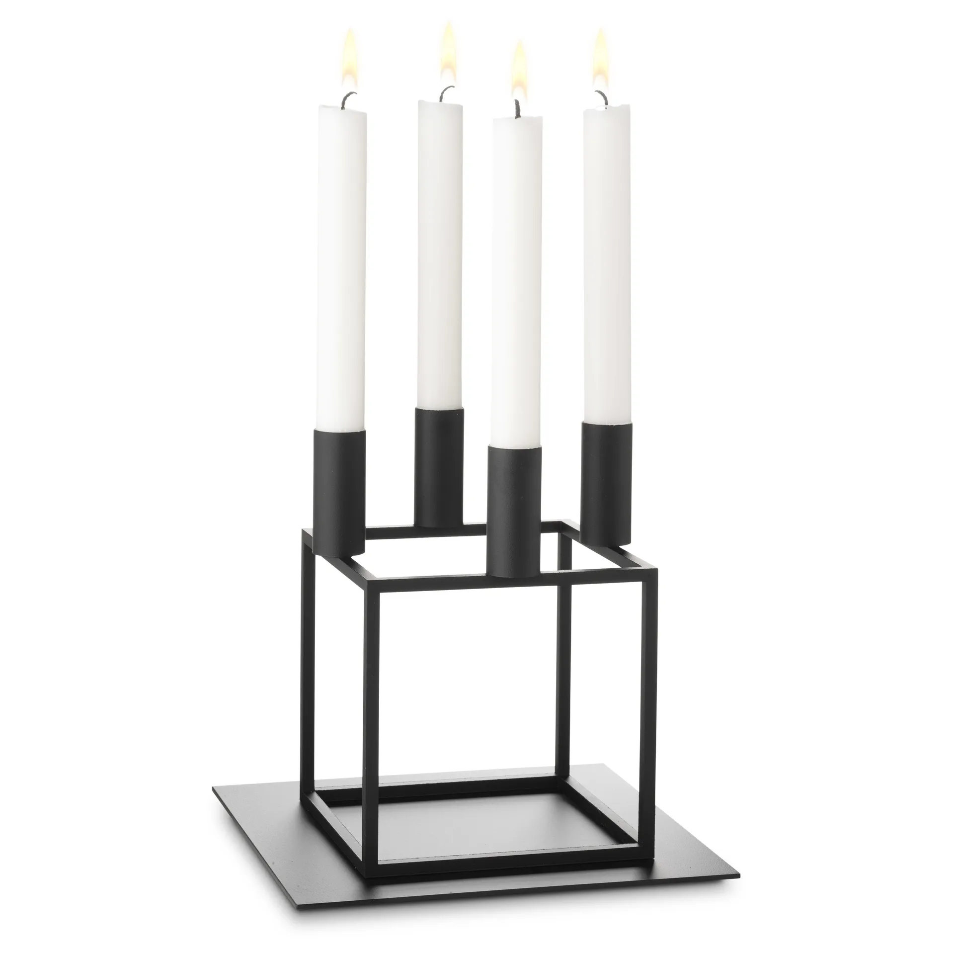 Base para o suporte de velas Kubus 4, preto Audo Copenhagen