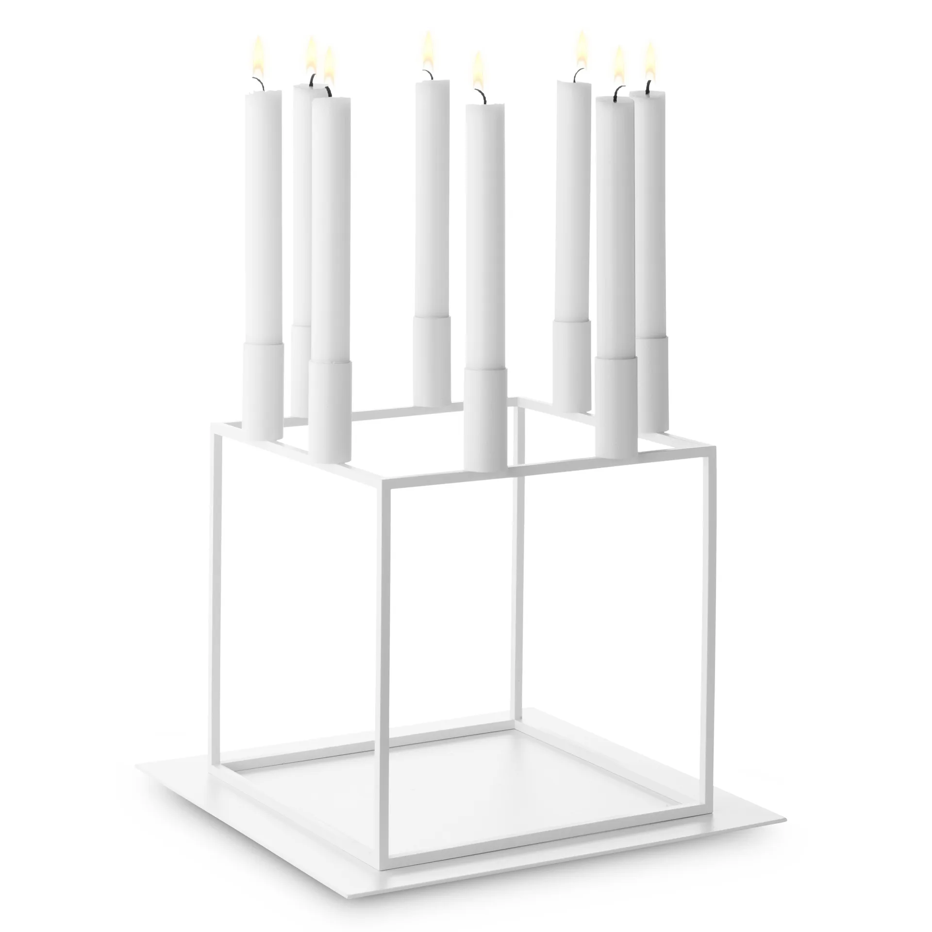 Base para o suporte de velas Kubus 8, branco Audo Copenhagen