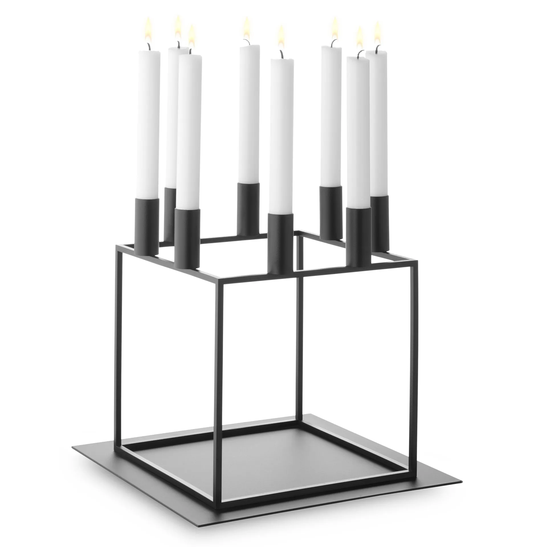 Base para o suporte de velas Kubus 8, preto Audo Copenhagen
