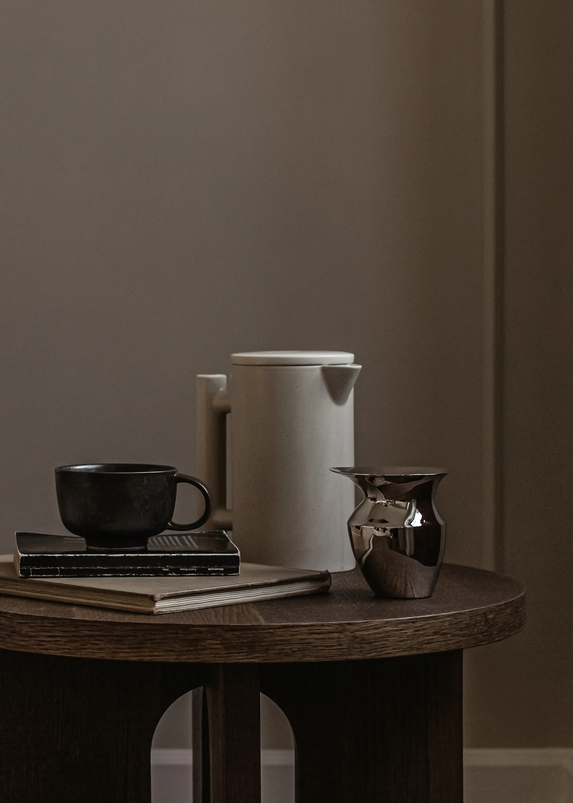 Bule de café 1 litro Yana, Cinza envernizado Audo Copenhagen