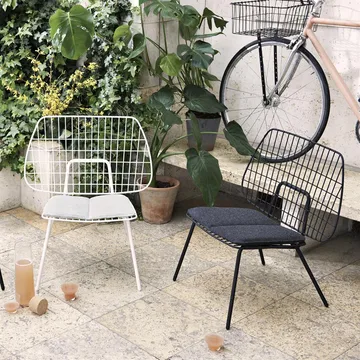 Cadeira de grelha de metal Wm - Preto - Audo Copenhagen