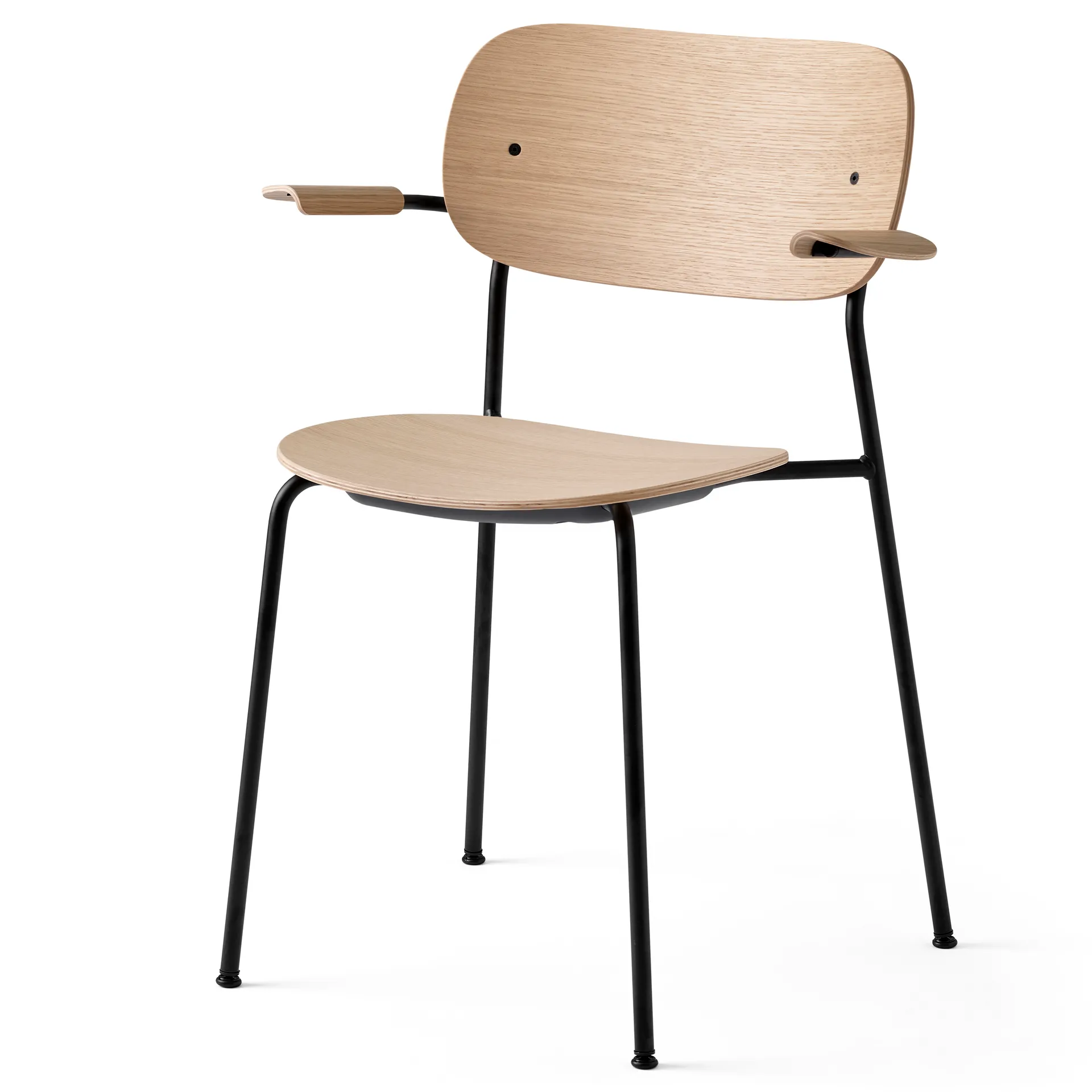 Cadeira de jantar Co Chair com apoio de braço, Carvalho Audo Copenhagen