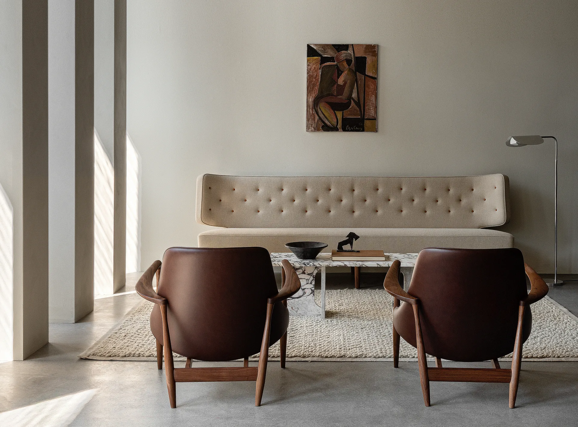 Candeeiro de chão Wing, Aluminium, 84 cm Audo Copenhagen