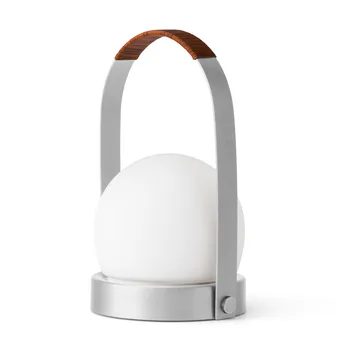 Candeeiro de mesa portátil Carrie - Alumínio escovado - Audo Copenhagen