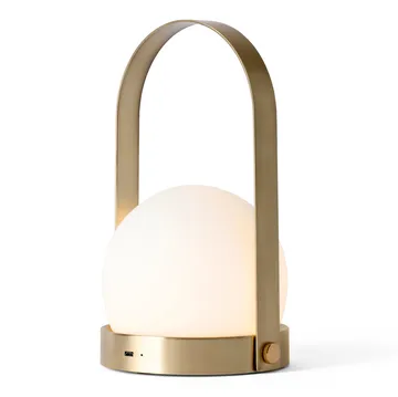 Candeeiro de mesa portátil Carrie - latão escovado - Audo Copenhagen