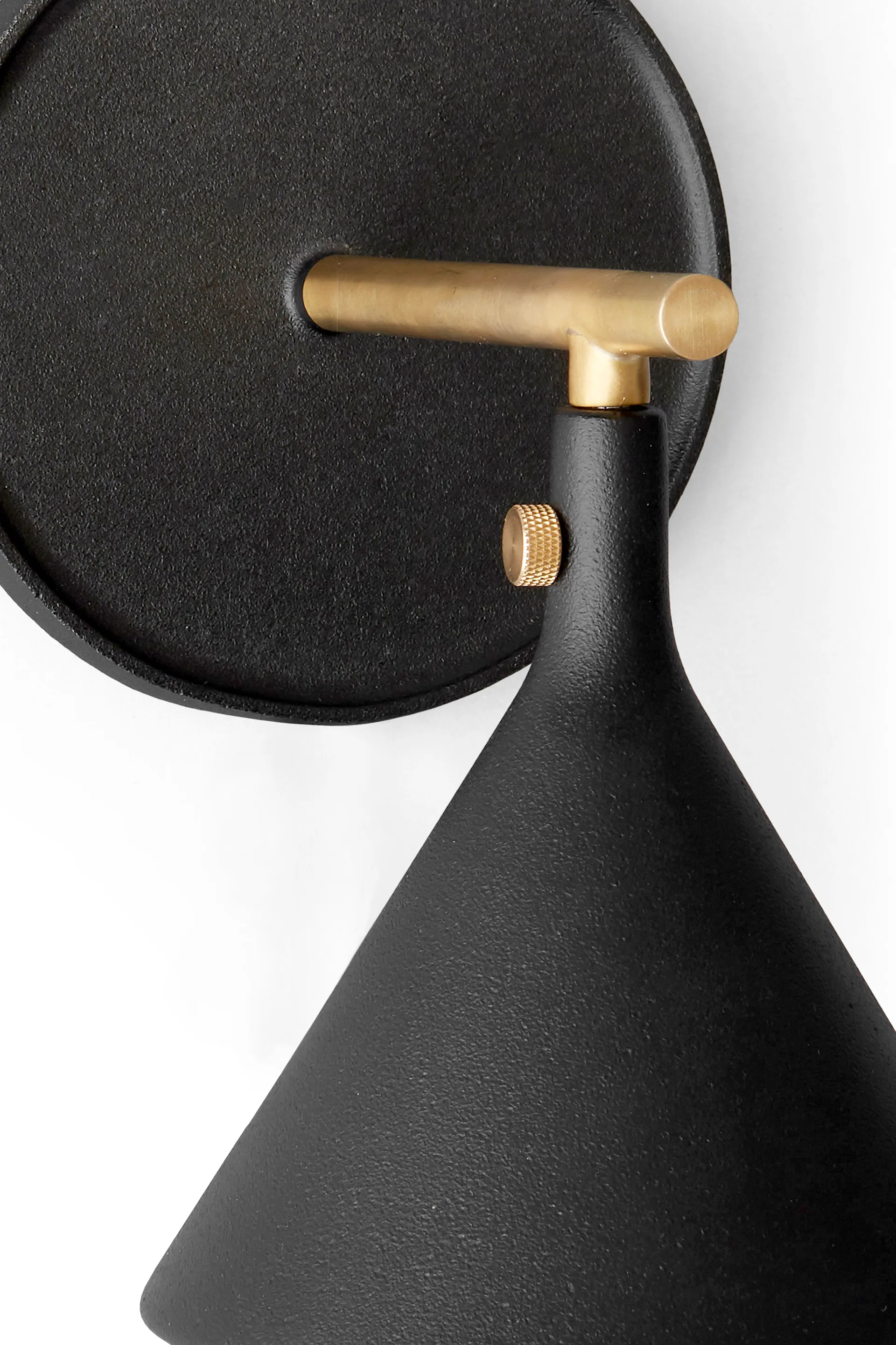 Candeeiro de parede Cast Sconce instalação rápida, Black Audo Copenhagen