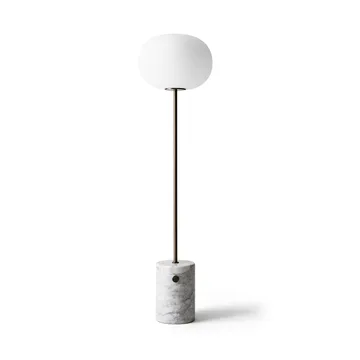 Candeeiro de pé JWDA - Carrara mármore-latão bronzeado, 130 cm - Audo Copenhagen