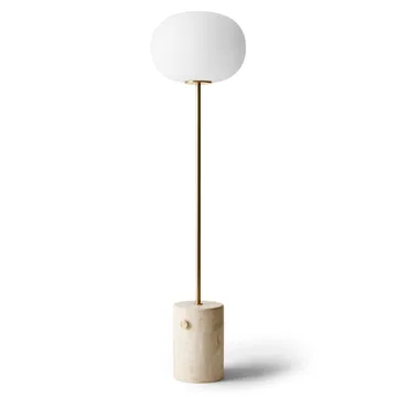 Candeeiro de pé JWDA - Travertino-latão, 150 cm - Audo Copenhagen