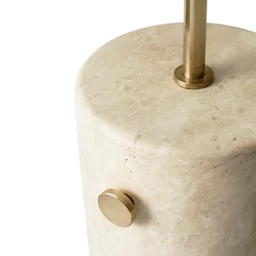 Candeeiro de pé JWDA - Travertino-latão, 150 cm - Audo Copenhagen
