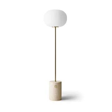 Candeeiro de pé JWDA - Travertino-latim de latão, 130 cm - Audo Copenhagen