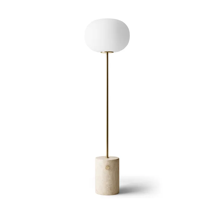 Candeeiro de pé JWDA - Travertino-latim de latão, 130 cm - Audo Copenhagen
