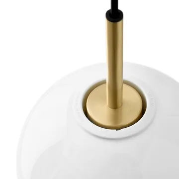 Candeeiro de teto TR latão - Vidro opal branco - Audo Copenhagen