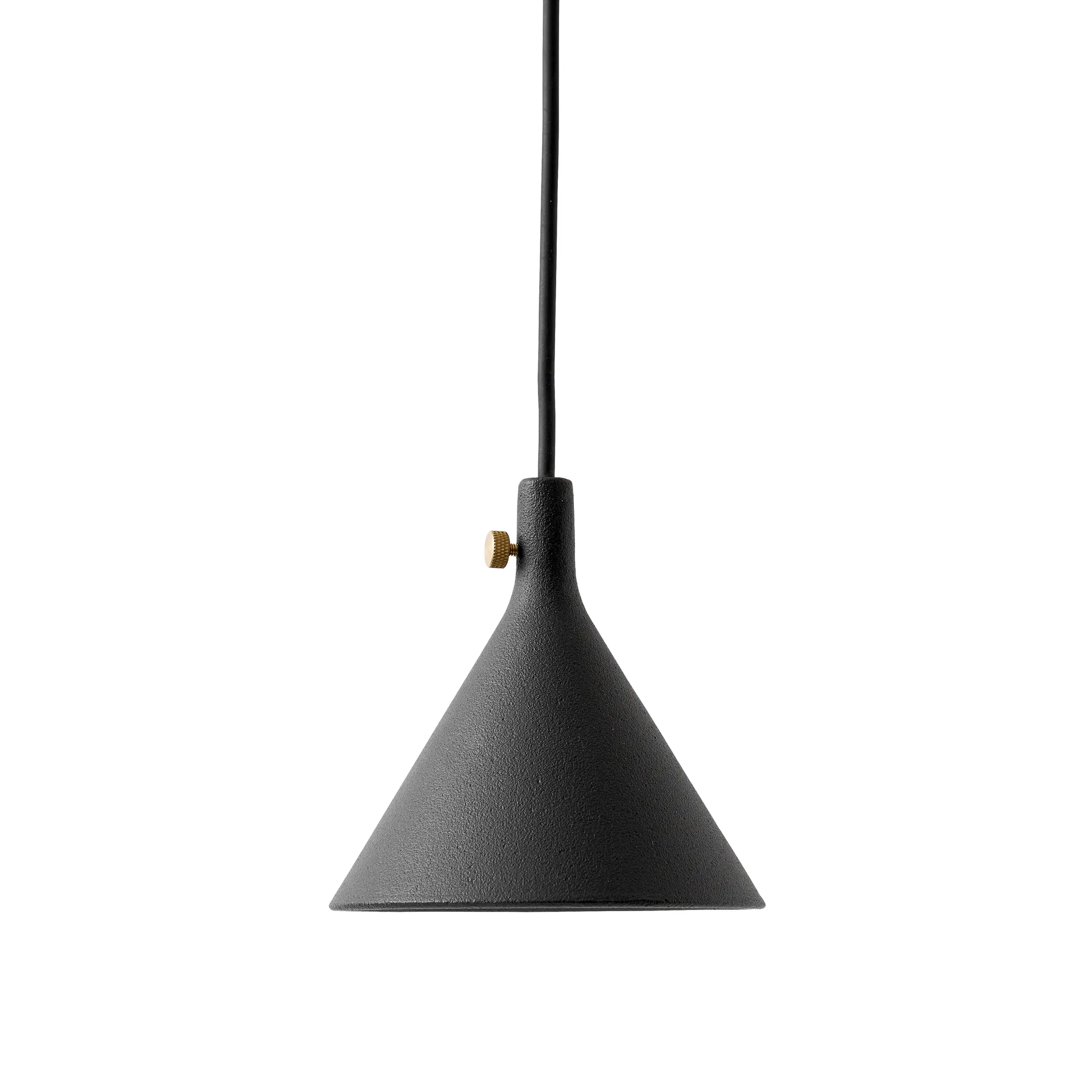 Candeeiro suspenso Cast shape 1, preto Audo Copenhagen