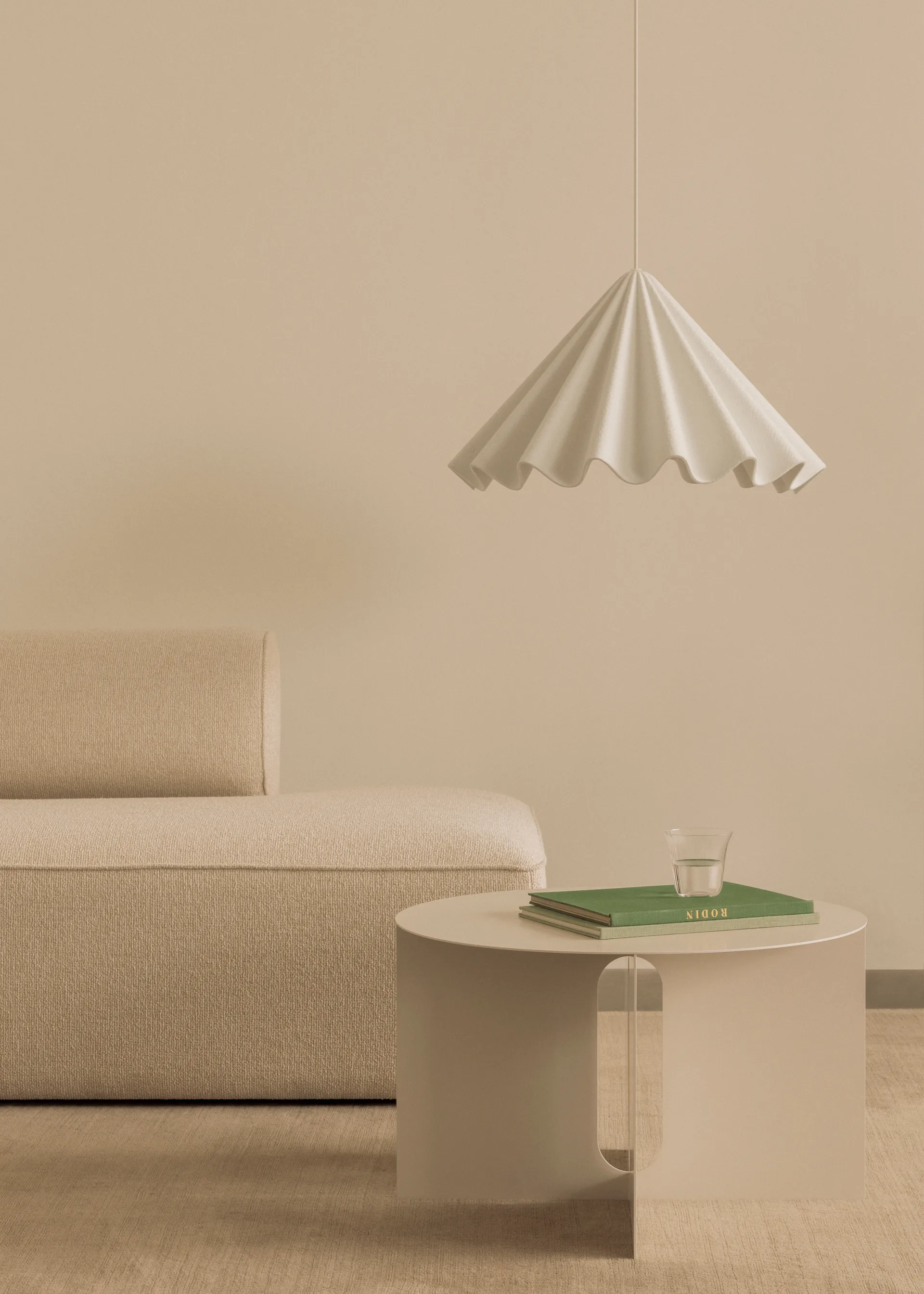 Candeeiro suspenso Dancing Ø65 cm, Off white Audo Copenhagen